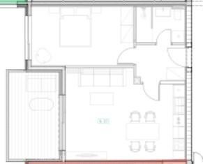 УМАГ – Новостройка! Квартира в современном жилом комплексе с двумя парковочными местами, S 3-27 11