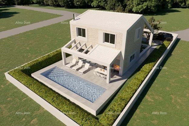 Prodaja zemljišta 511 m2 s građevinskom dozvolom i plaćenim doprinosima, Medulin! 1