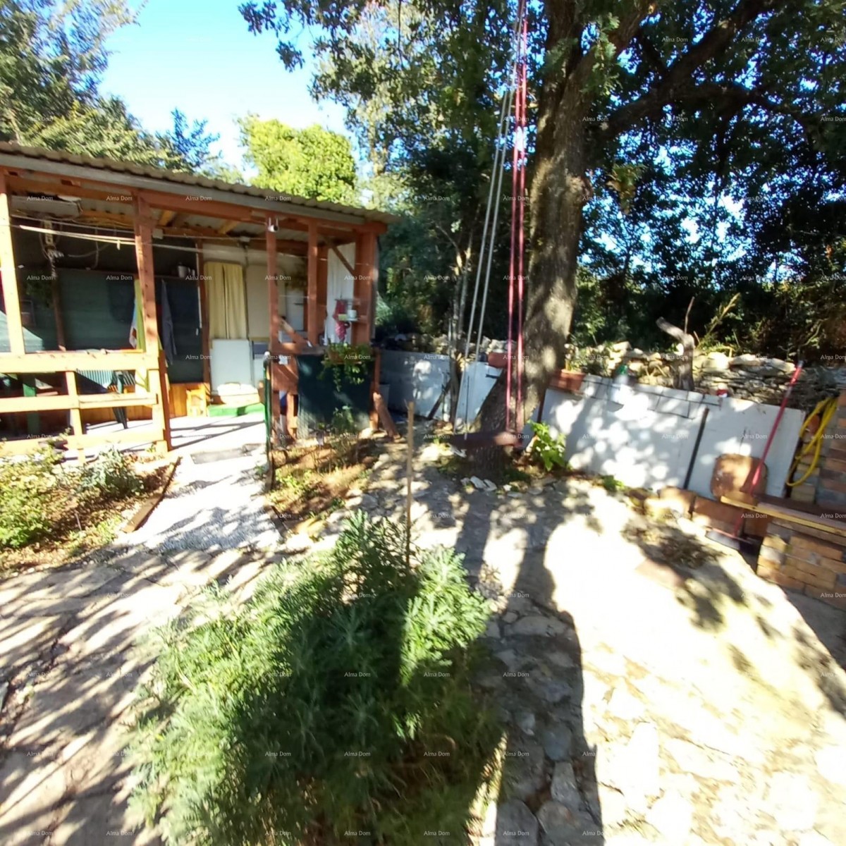 МЕДУЛИН – АУТЕНТИЧНЫЙ ИСТРИЙСКИЙ ДОМ (КАЖУН) С САДОМ, 600 М ОТ МОРЯ 1