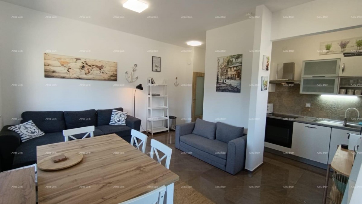 Apartma s teraso, parkirnim mestom in skupnim bazenom – Premantura 4