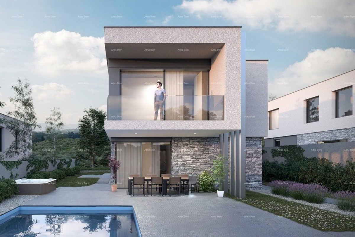 Building land for sale in an attractive location, near the sea, Pomer 5