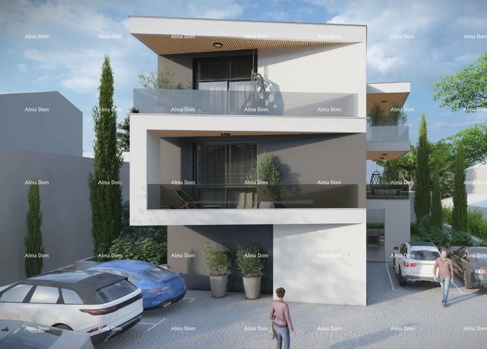 Dvosoban stan s velikim vrtom 100 metara do rive. 5