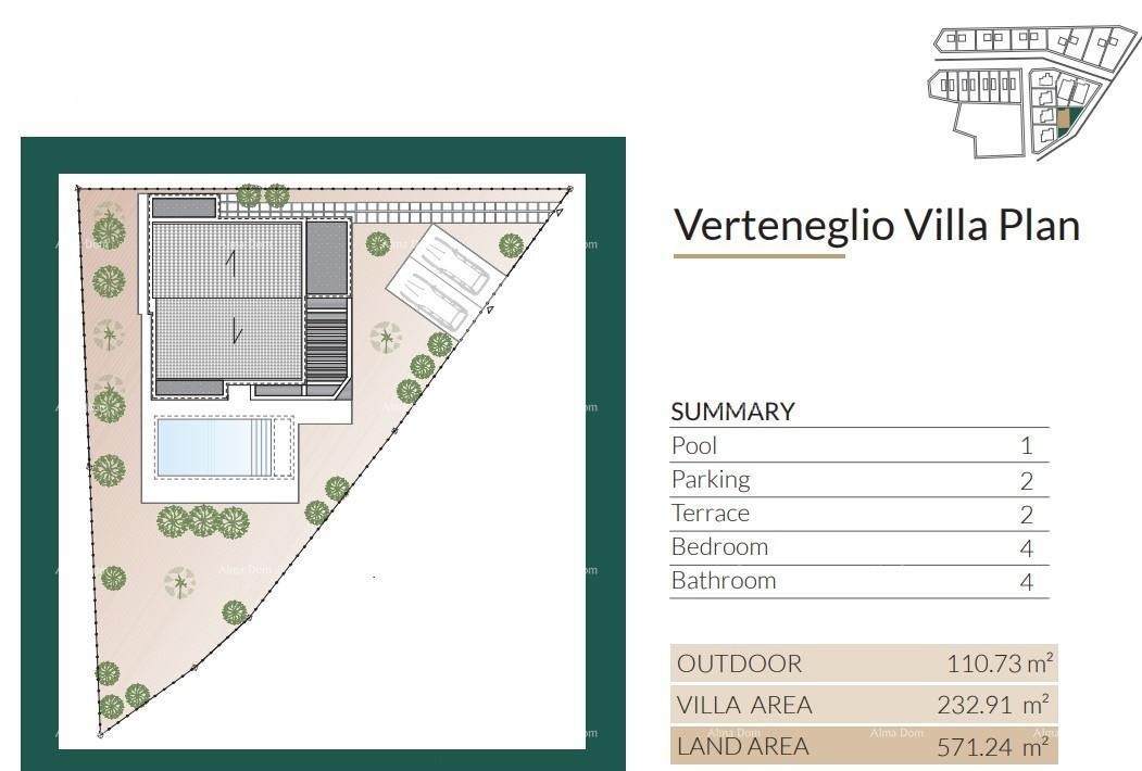 Prodaja modernih vila u predivnom stambenom naselju, Umag 10