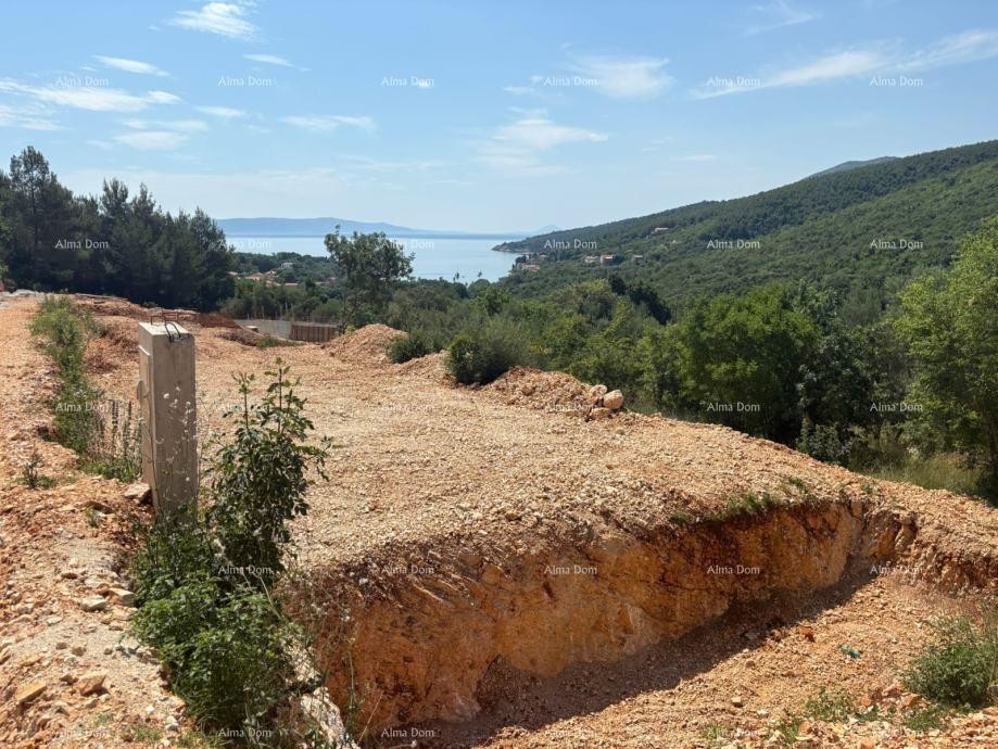 GRAĐEVINSKO ZEMLJIŠTE S GRAĐEVINSKOM DOZVOLOM I PANORAMSKIM POGLEDOM NA MORE – SVETA MARINA 2