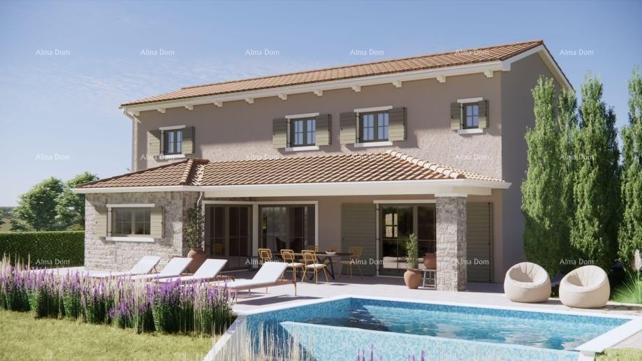 Vendita - terreno combinato con permesso di costruzione e vista mare, Grožnjan! 1