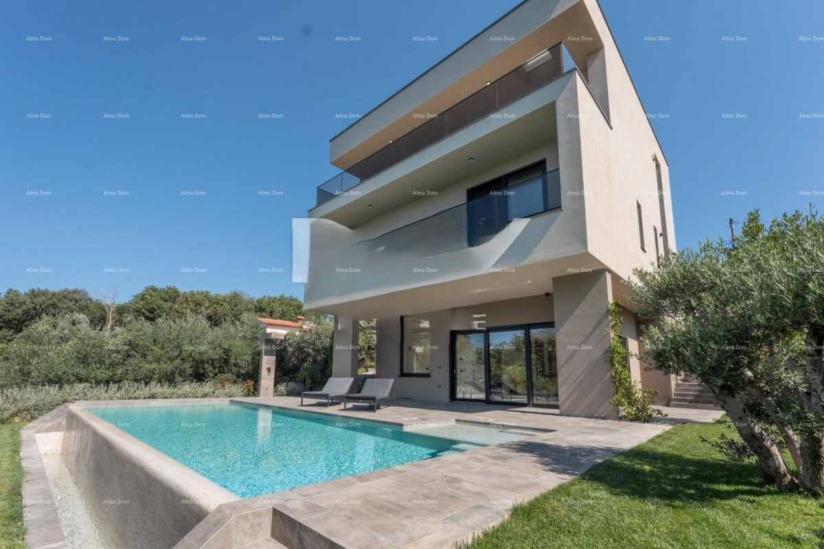 Istra – Medulin, impresivna vila uz šumu s pogledom na more 1