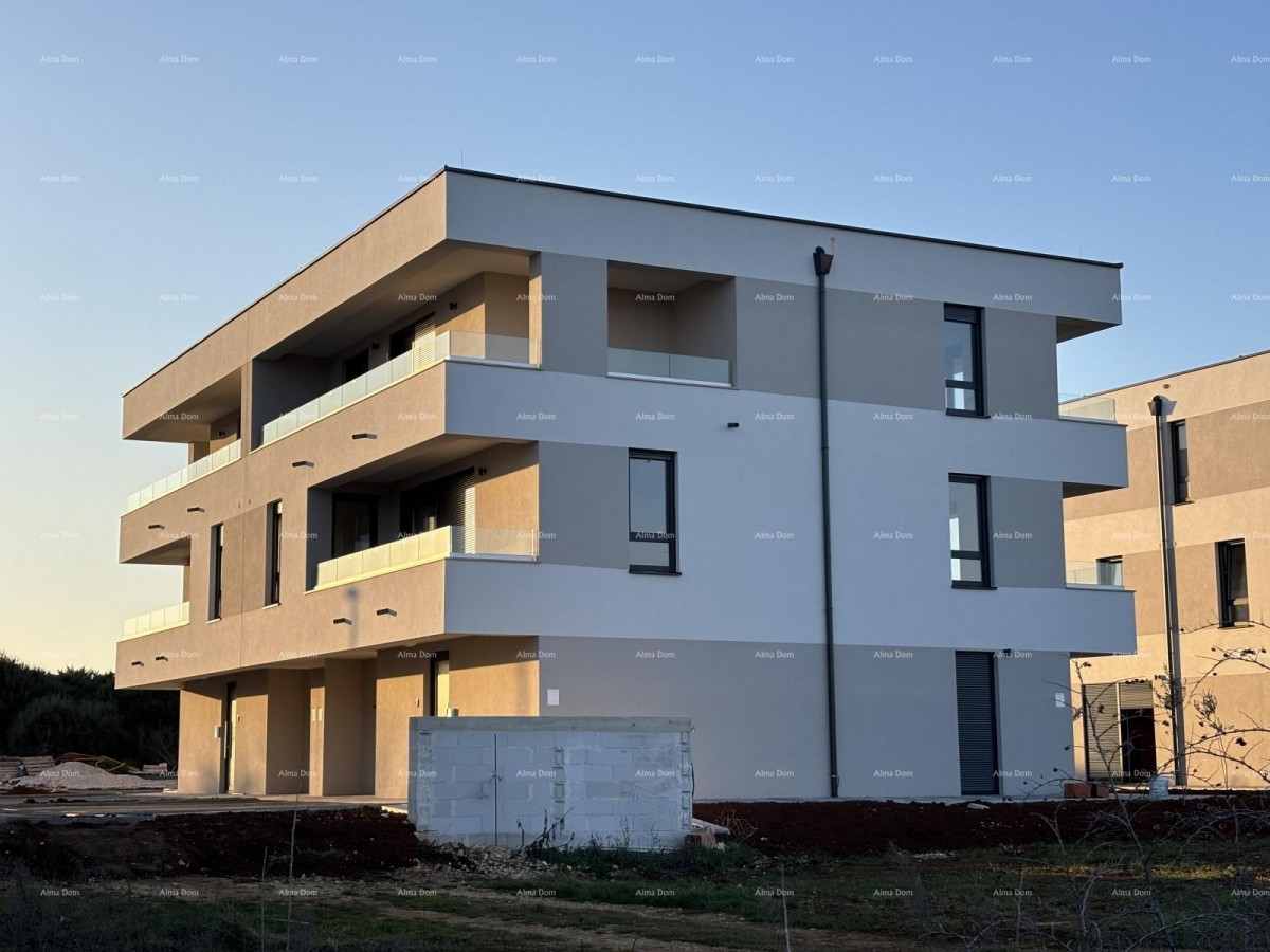 PULA, Valdebek - Stan u prizemlju u novogradnje / A1 2