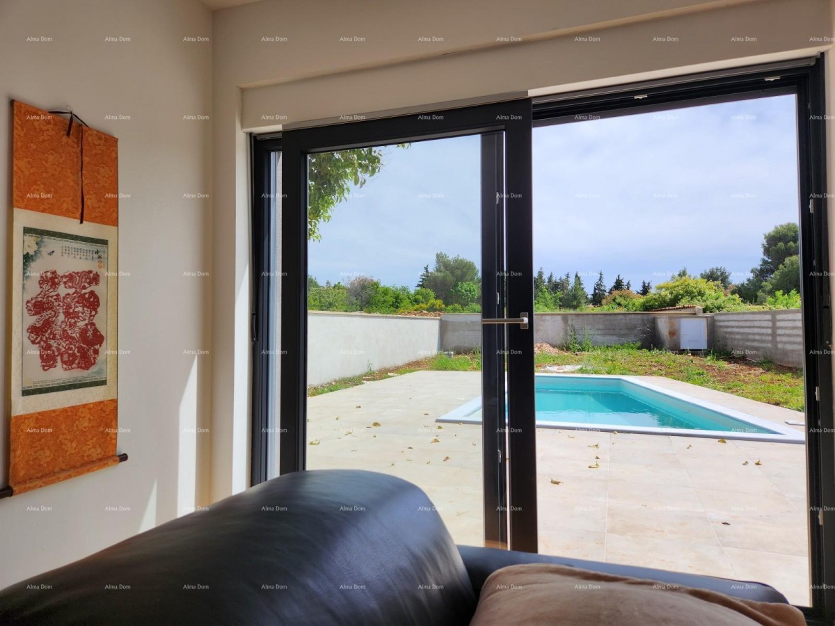 Istria, Ližnjan, 1 km to the center of Medulin, new modern house with pool for vacation. 7