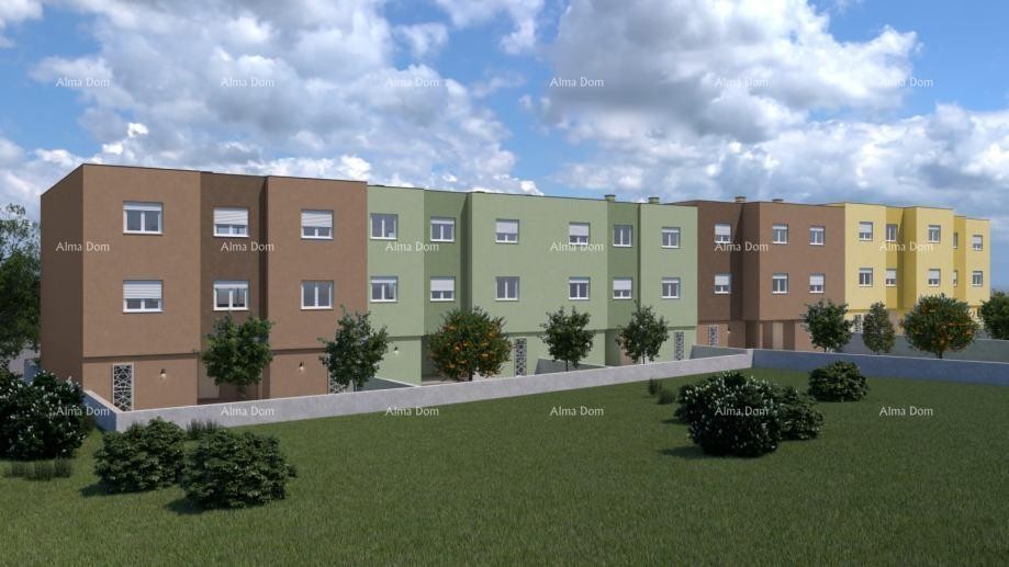 Prodaja - Moderan stan u novom privatnom stambenom kompleksu u Šijani, Pula! D-B 4