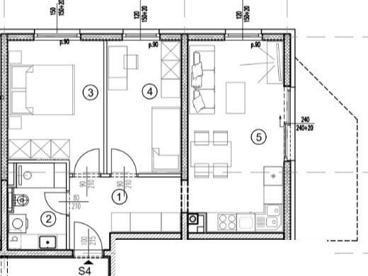 Appartamenti in vendita in un nuovo progetto residenziale in una posizione esclusiva, a 300 m dal mare, Pola, Lungomare 9