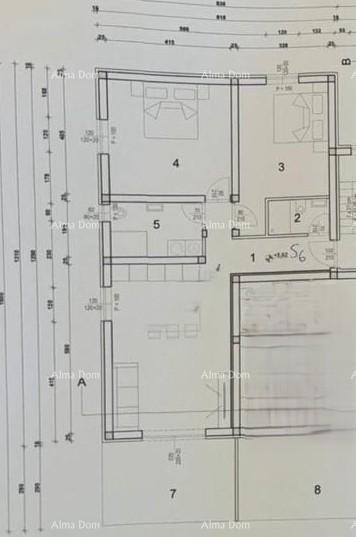 Novigrad – Novogradnja, stan 81.22m² s terasom od 13 m². 2