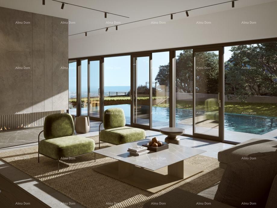 Kaštelir – građevinsko zemljište, 603 m2, s pravomoćnom građevinskom dozvolom i pogledom na more 12