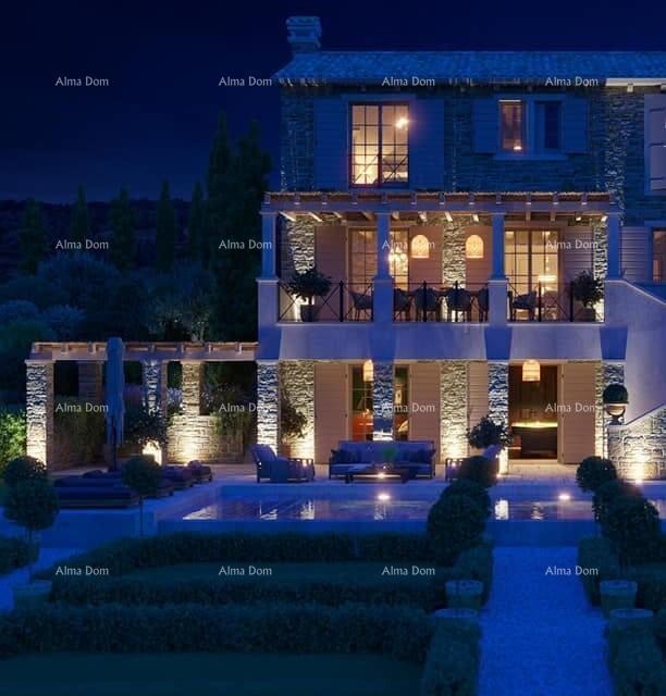 Motovun – Building land of 1,965 m² with a villa project and a view of nature 2