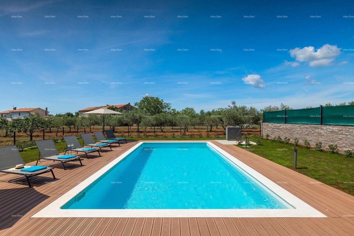 Novozgrajena luksuzna vila z ogrevanim bazenom! Okolica Svetvinčenta 7