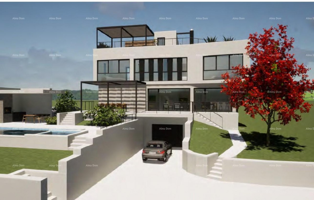 Продается роскошная вилла с бассейном, Каштелир, Пореч! 1