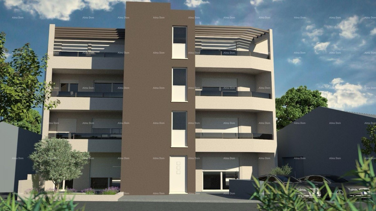 Prodaja - stan s terasom u novom stambenom projektu, Ližnjan!S4 4