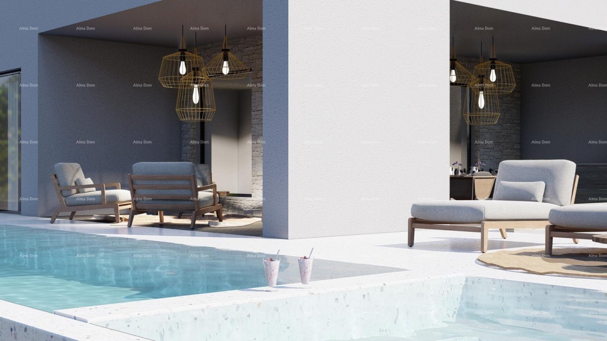 Тиньян – Строительный участок 1.152 м² с разрешением и проектом для дома с бассейном 15