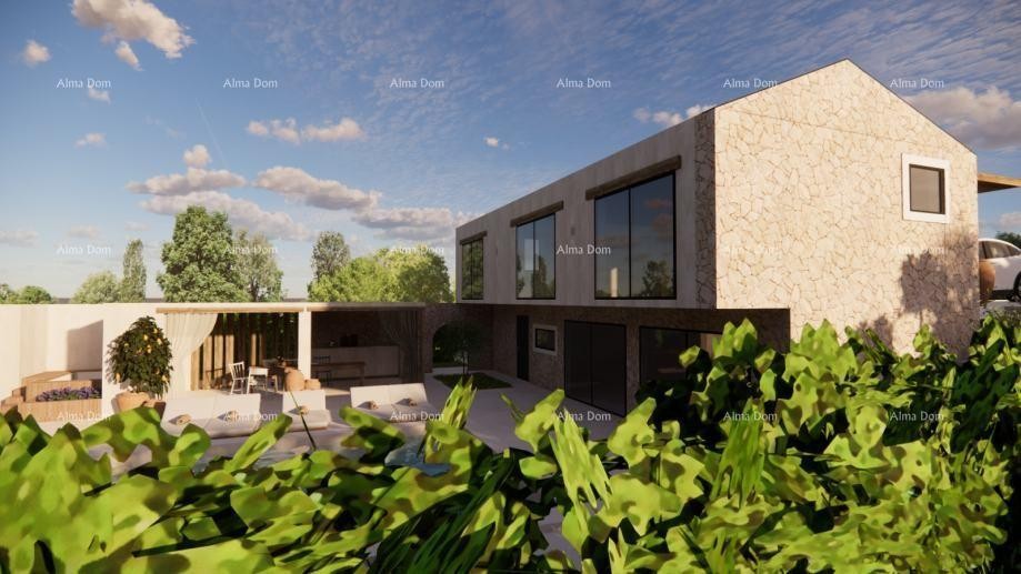 Građevinsko zemljište površine 1.089 m² Rakotule,  Karojba 6
