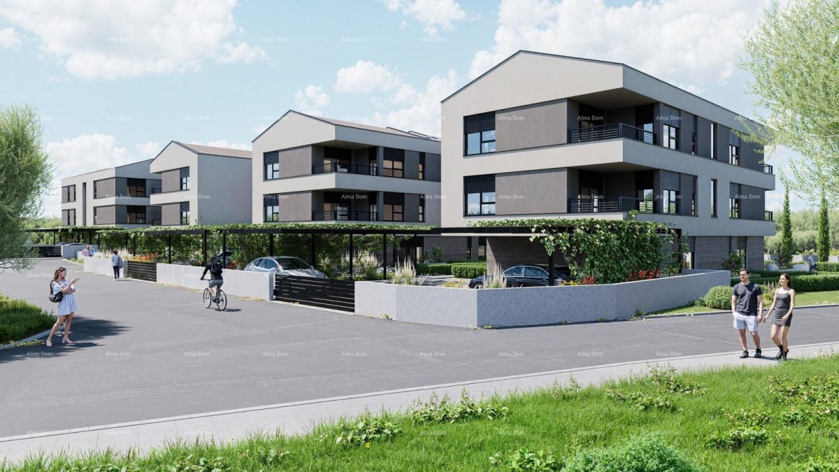 Sale of apartments in modern new construction with a shared pool, Fažana! B4 2