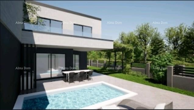 Liznjan, casa bifamiliare con piscina 120m2. 6