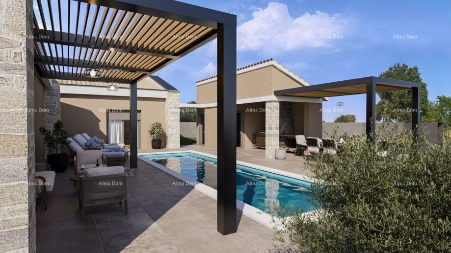 Construction land with permit and project for a villa with a pool – 760 m² 1