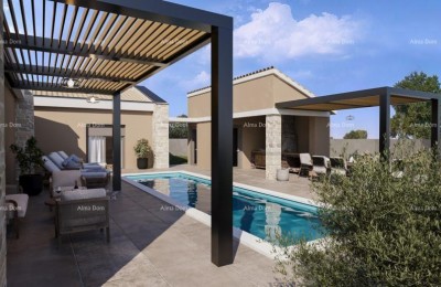 Строительный участок с разрешением и проектом виллы с бассейном – 760 м²