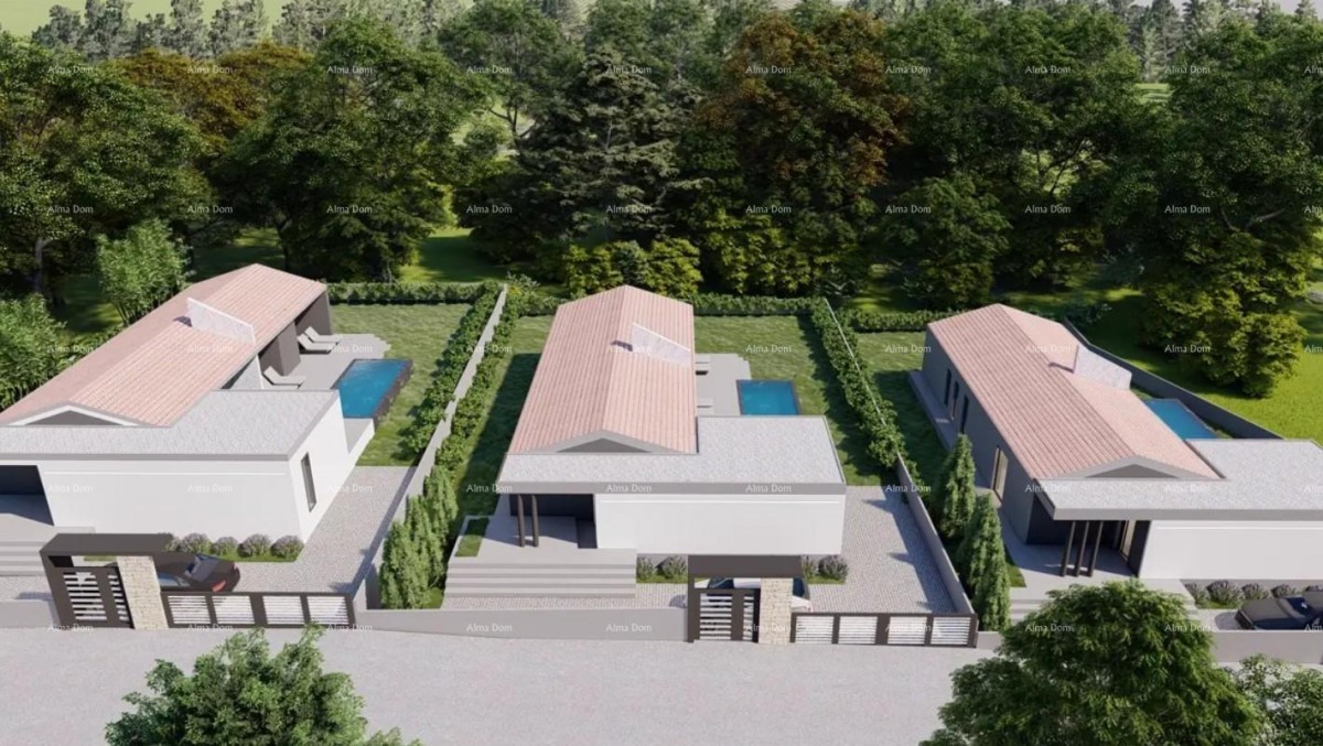 Продажа дома с бассейном на стадии строительства, вблизи Дугой Увалы! Всего 2 км от пляжа! 6