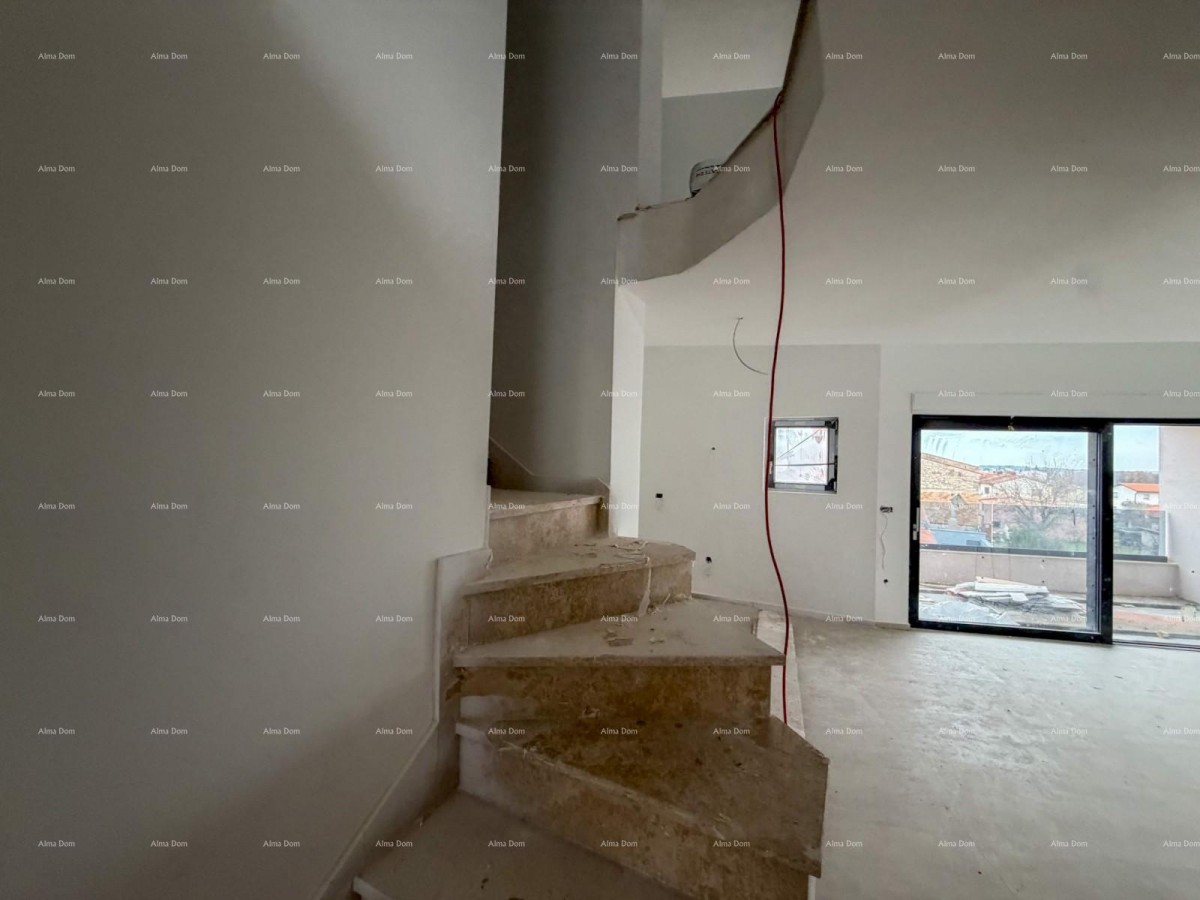 Prodaja stanova u izgradnji, Valbandon! Doetažni stan. Blizina plaža. 21