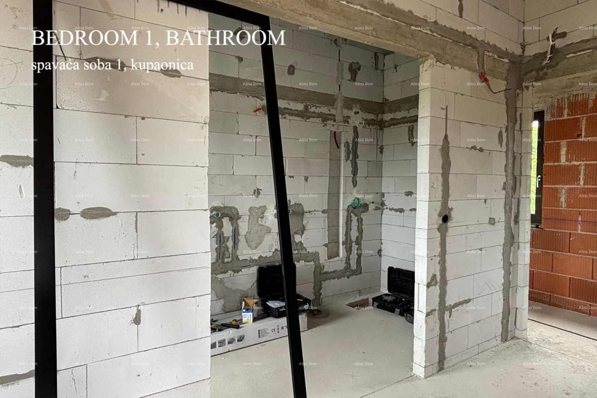 Na prodaju kuća u gradnji s bazenom – Bale, okolica 16