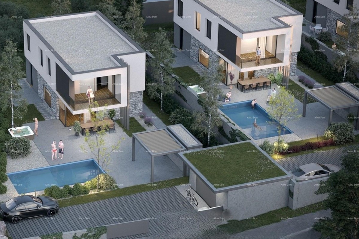 Building land for sale in an attractive location, near the sea, Pomer 7