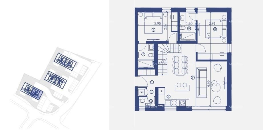 Умаг, курорт роскоши и красоты! Продажа квартир в курорте с общим крытым инфинити-бассейном площадью 105 м²! 11