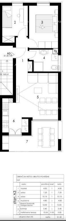 Prodaja stanova u novom stambenom projektu, Pula. Valmade. 5
