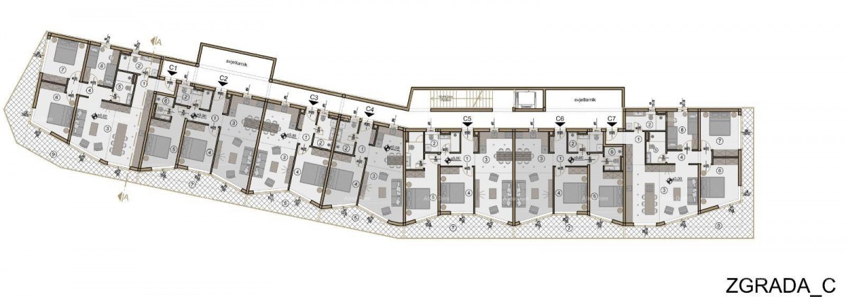 Sale of modern apartments in an exclusive building with a view of the marina, Pula! 3