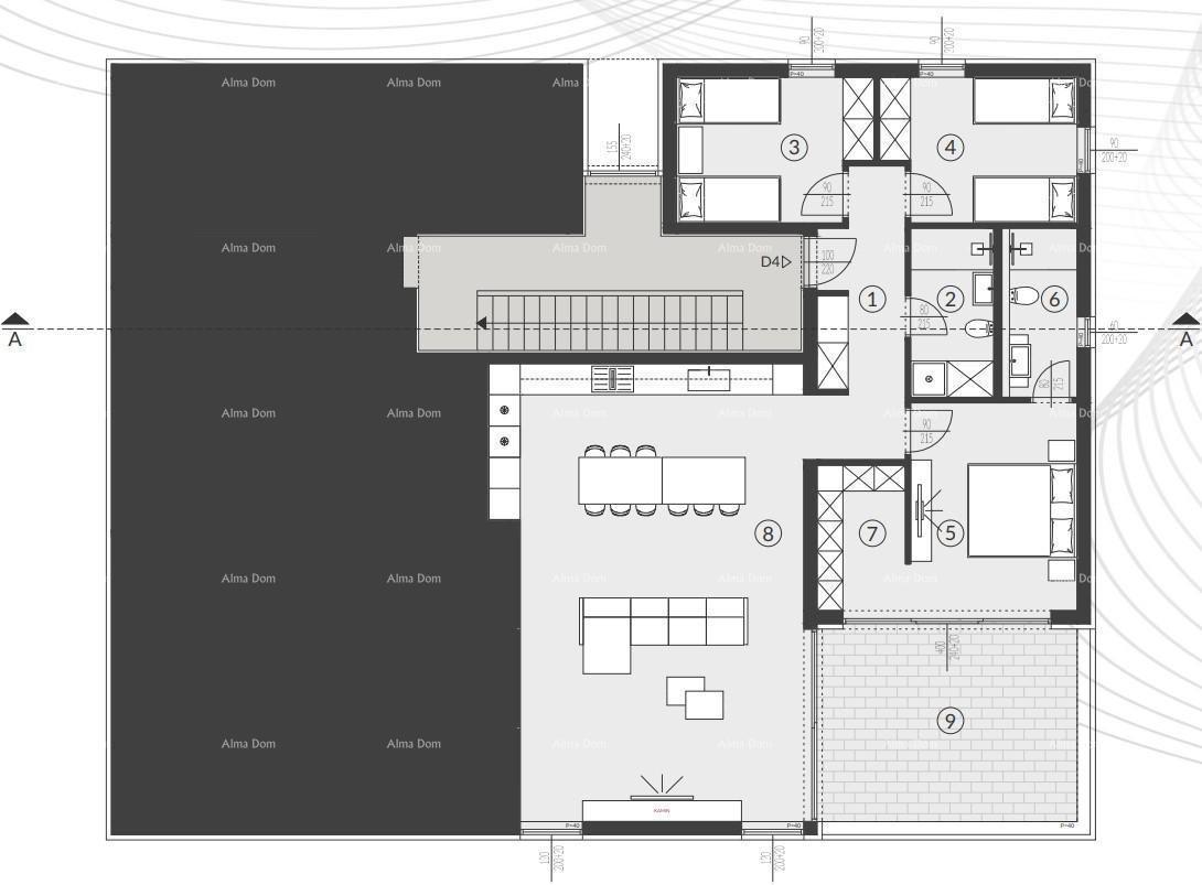 Sale of apartments in modern new construction with a pool, near Fažana! 9