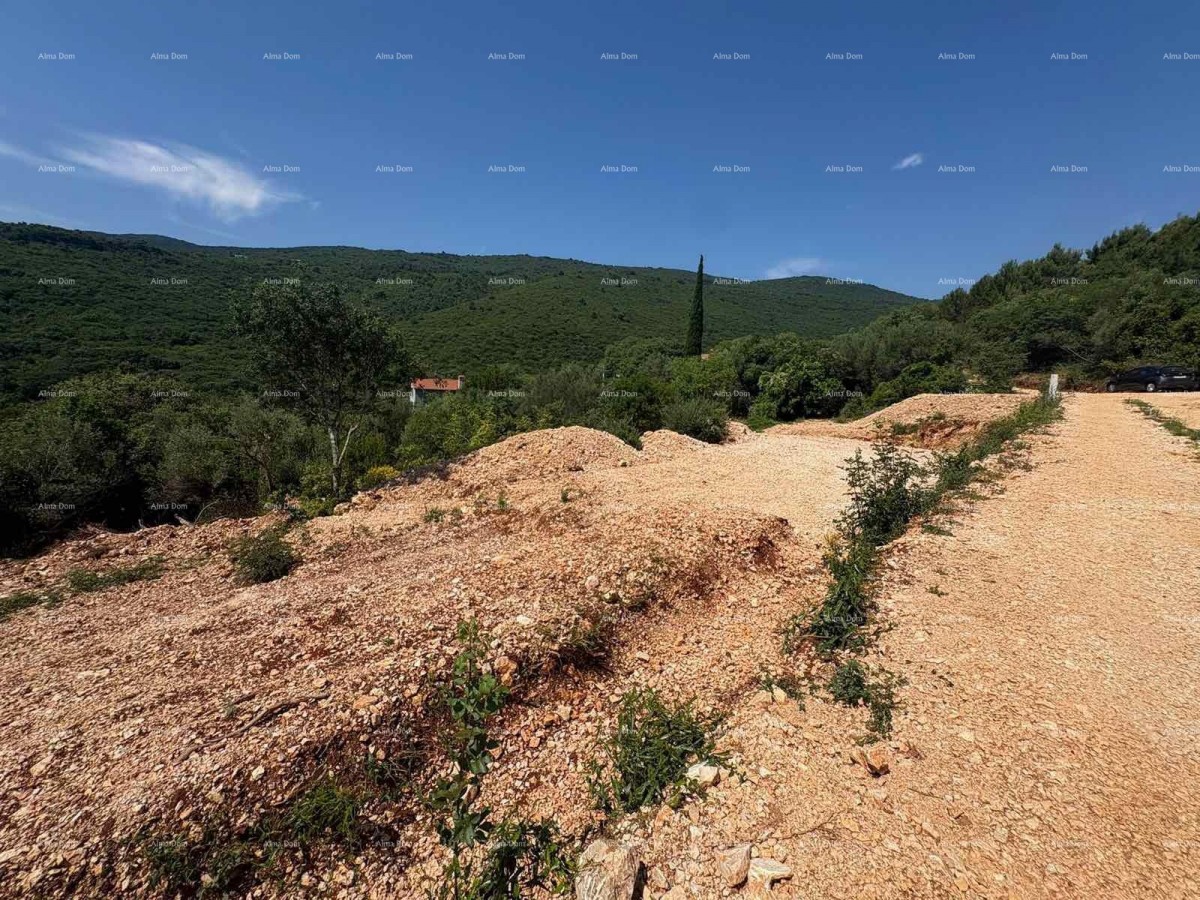 GRAĐEVINSKO ZEMLJIŠTE S GRAĐEVINSKOM DOZVOLOM I PANORAMSKIM POGLEDOM NA MORE – SVETA MARINA 3