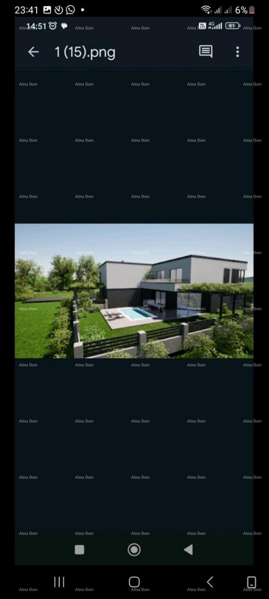 Liznjan, casa bifamiliare con piscina 120m2. 4