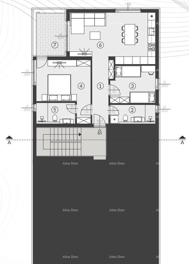 Sale of apartments in modern new construction with a pool, near Fažana! 9