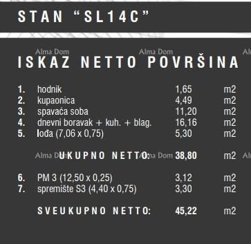 Prodaja stanov v novem stanovanjskem kompleksu, Štinjan! 14C 11