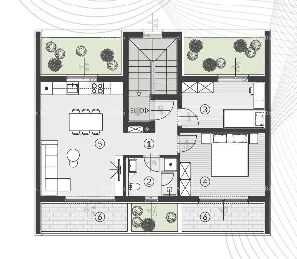 Prodaja stanov v novem stanovanjskem kompleksu, Štinjan! 11D 12