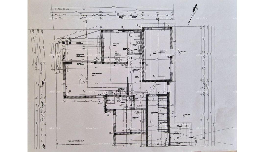 Просторная квартира в Фажане, недалеко от центра и моря, идеально подходит для жизни или отдыха! 2