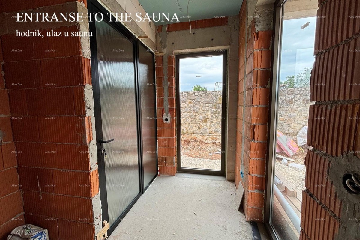 Na prodaju kuća u gradnji s bazenom – Bale, okolica 11