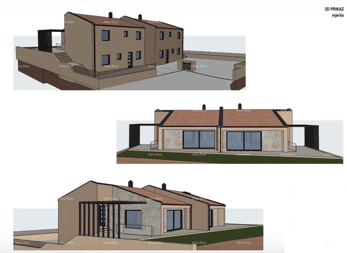 ISTRA – NUOVA COSTRUZIONE 160 m². BUJE. PISCINA A RICHIESTA. 1