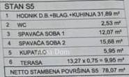 Новиград – Новостройка, квартира 78 м² с террасой 13 м². 2