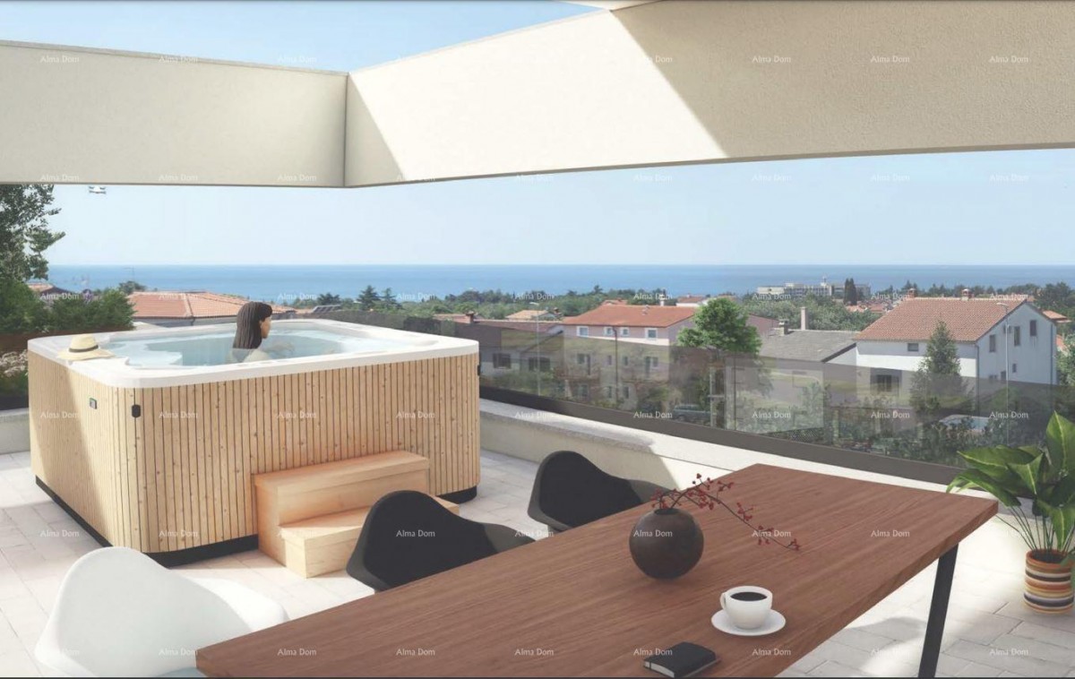 Poreč, Veli Maj, PENTHOUSE S PANORAMSKIM POGLEDOM NA MORJE 11