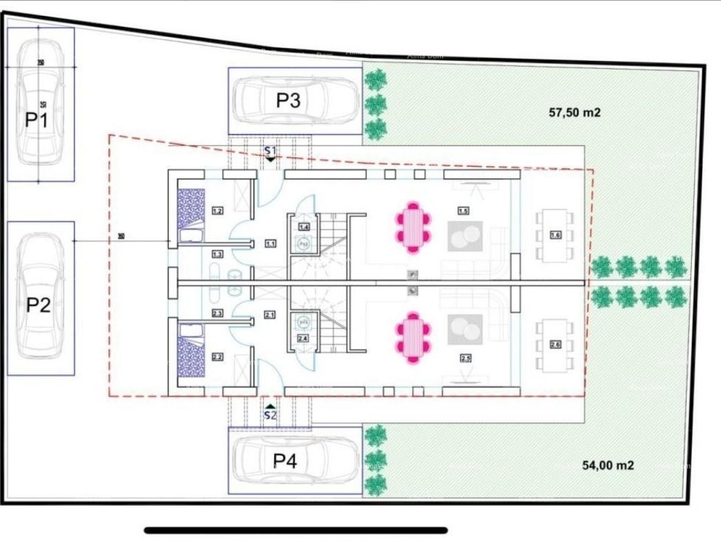 Duplex kuća s bazenom! S 2. Ližnjan. 14