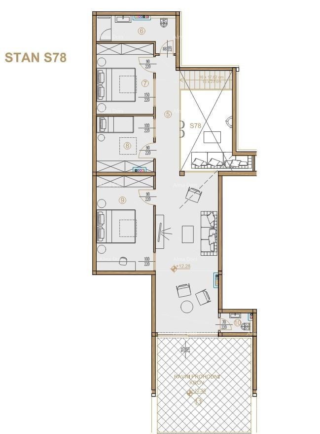 Poreč, residential and commercial building with apartments and underground garages 16