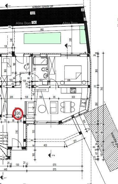 Продажа - квартира с террасой в новом жилом проекте, Лижнян! S2 8