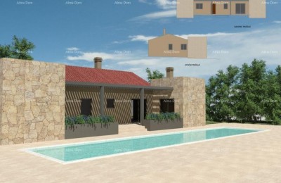 Building land with a project, near Marčana