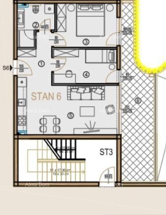 Prodaja - moderni stan s dvema spalnicama na odlični lokaciji, Poreč!! S6 2