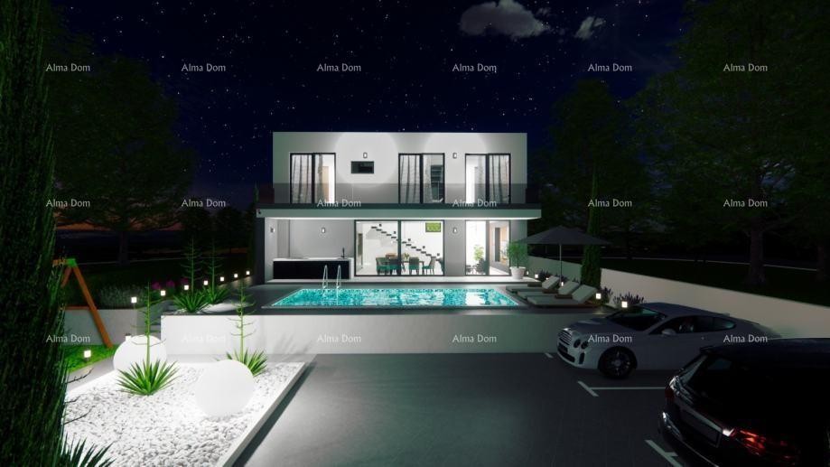 Građevinsko zemljišče 512 m² z idejnim projektom – Kanfanar 3